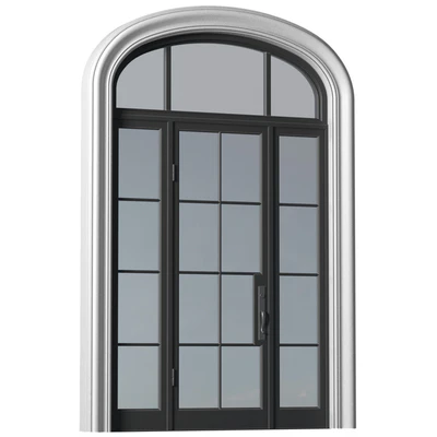 Arc Classic Entrance Doors.Entrance to the house.Front Door.Arched Opening Window.Outdoor Entrance classic door.External Doors. Exterior Door.Street Doors — View 2