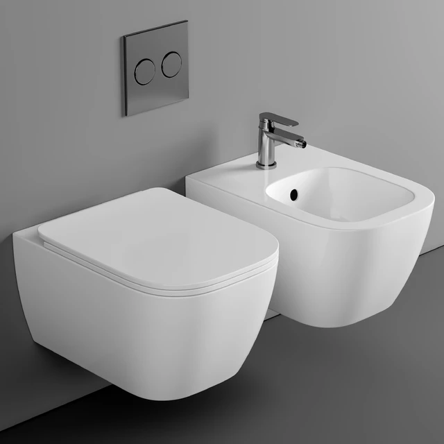 BagnoDesign Attache Rimless Wall Hung Toilet — Descargar