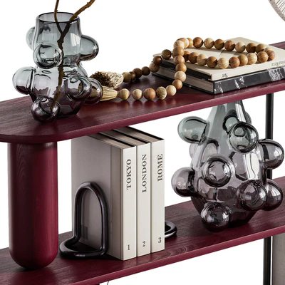 Shelf with decor VAZOO 2 regal - 3 long shelves — Ver 3