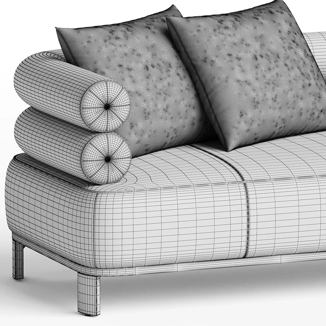 Lucy Leather Sofa — Скачать