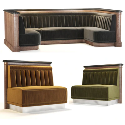 D0. Restaurant sofa — View 1