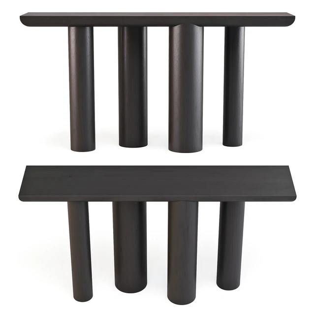 Crate and Barrel: Bomen Black - Console Table — Скачать
