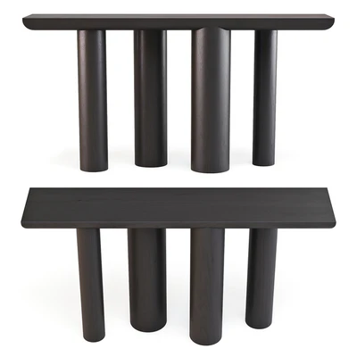 Crate and Barrel: Bomen Black - Console Table — Вид 2