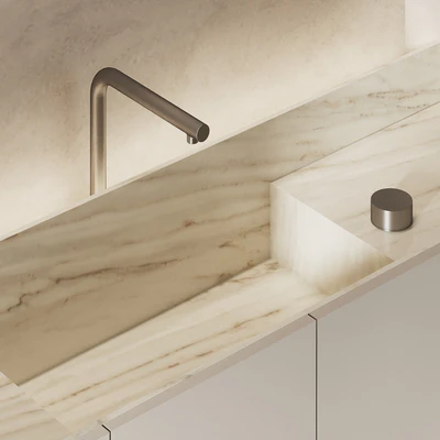 Bathroom furniture with hidden lighting — Ver 3