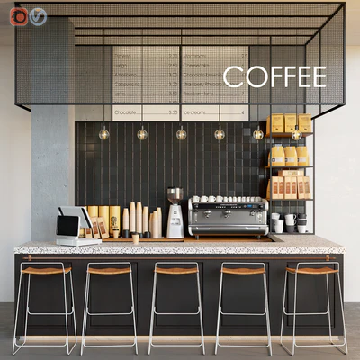 Cafe Coffeeshop Dark — Вид 1