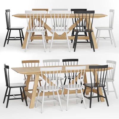 Buondi table and JIMI chairs — Ver 1