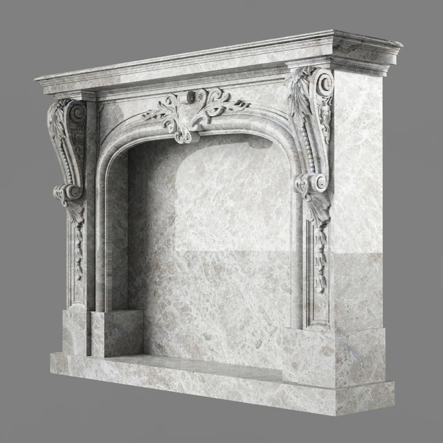 classical fireplace — Descargar