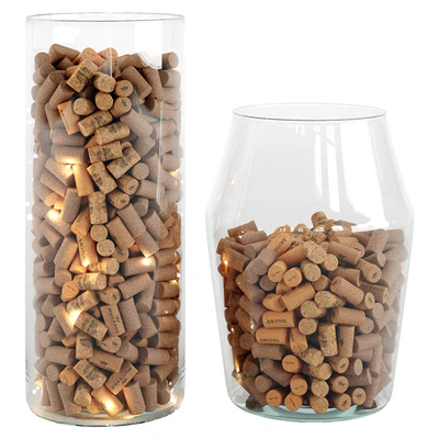 Wine corks in a vase decor — Ver 1