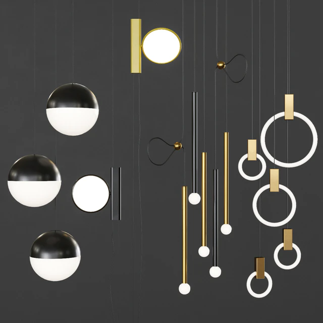 Pendant lights set 041 — Descargar