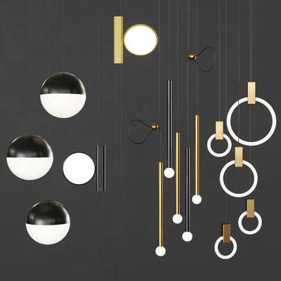 Pendant lights set 041 — Descargar