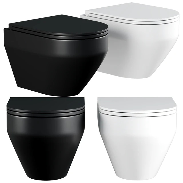 Toilet AM.PM Spirit FlashClean C701700WH hanging without seat — Descargar