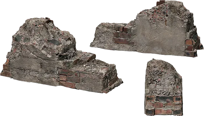 damaged wall structure 001 — Descargar