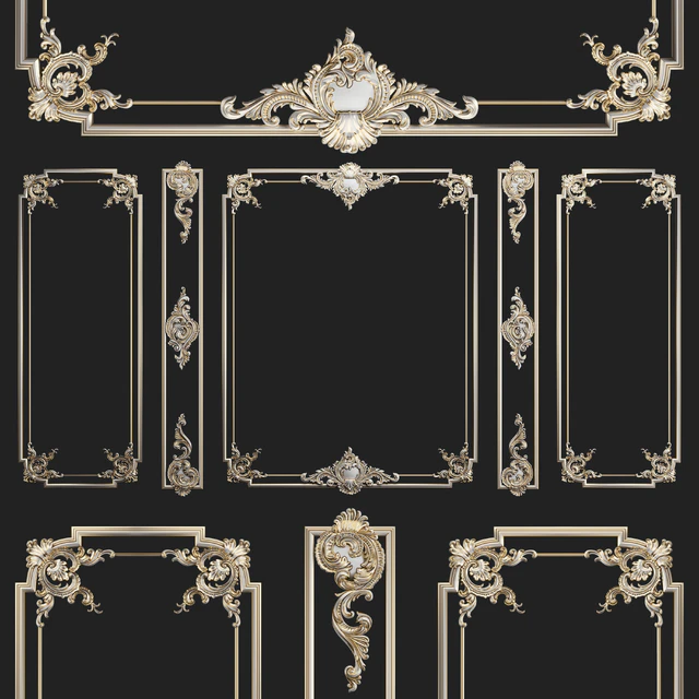 Plaster decorative frame 2 — Descargar