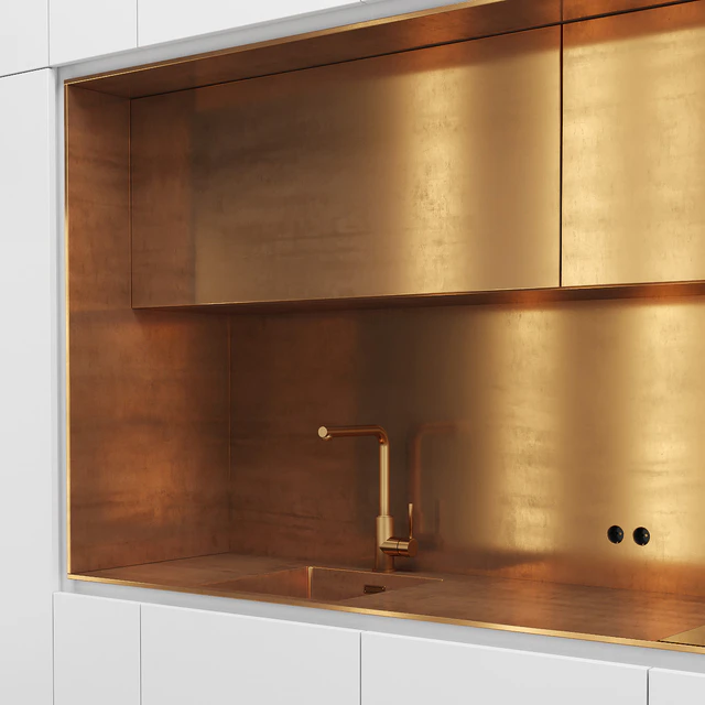Direct NEL kitchen with brass — Descargar