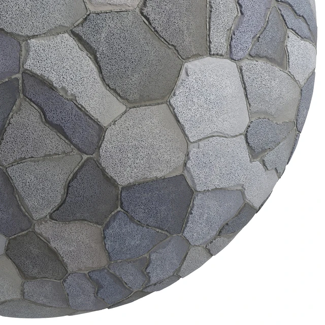 Ston Wall Material 2 - By 3 color, Pbr By Sbsar, 4k — Descargar