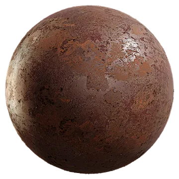 rusty painted metal sheet 003 — Descargar