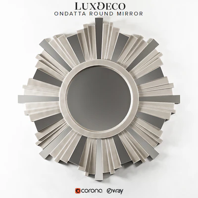 LUXDECO ONDATTA ROUND MIRROR — Descargar