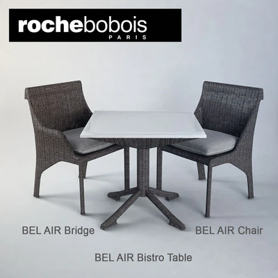 BEL AIR Chairs &amp; Table — Ver 1