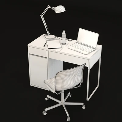 Office desktop IKEA — Ver 2
