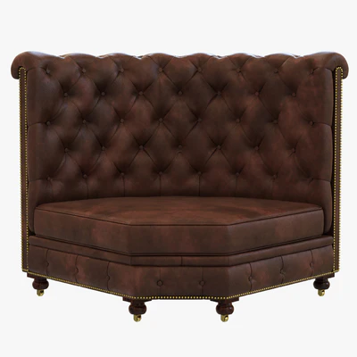 Restoration Hardware Kensington Leather Corner Banquette — Ver 1