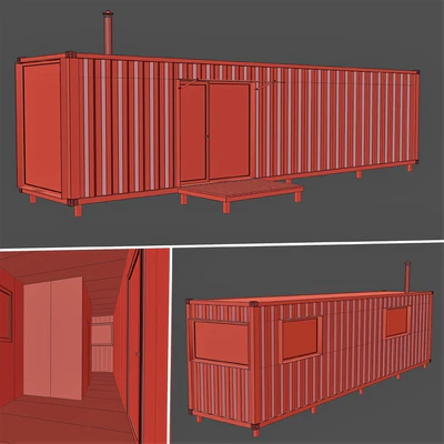 Дом из контейнера / Container house — Вид 3