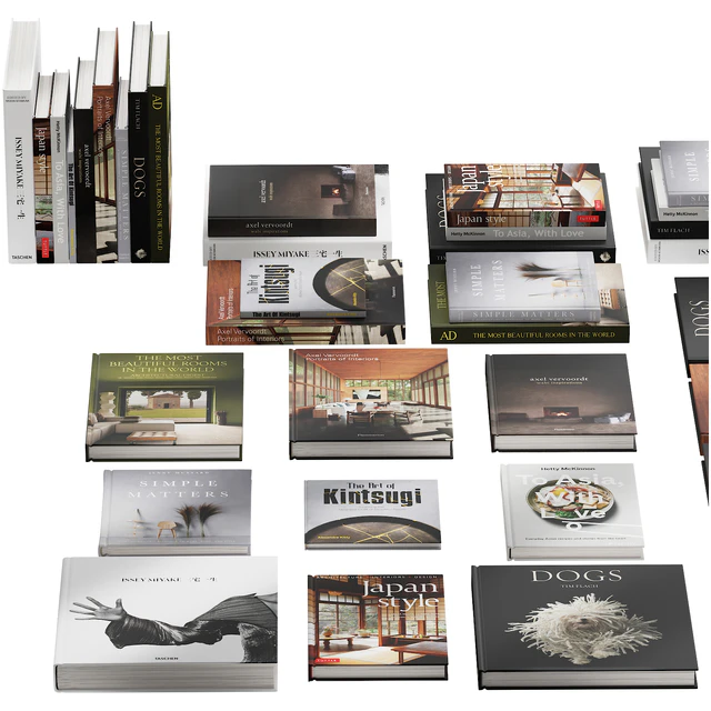 037 Decorative books set 04 Asia & Interior 00 — Descargar