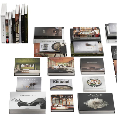 037 Decorative books set 04 Asia & Interior 00 — Ver 4