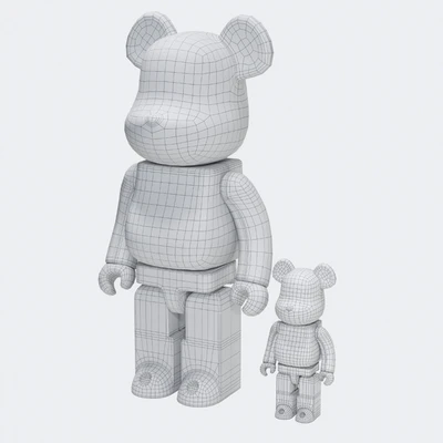 Bearbrick / Piet Mondrian — Ver 3