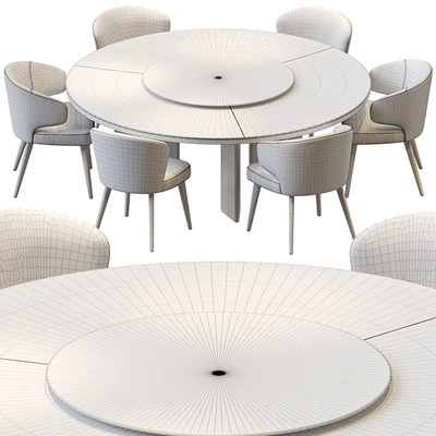 MORGAN MARBLE TABLE AND ASTON DINING CHAIR — Вид 3