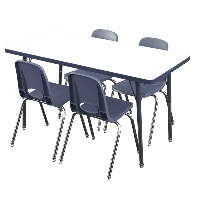 5 Piece Rectangular Activity Table & Chair Set — Descargar