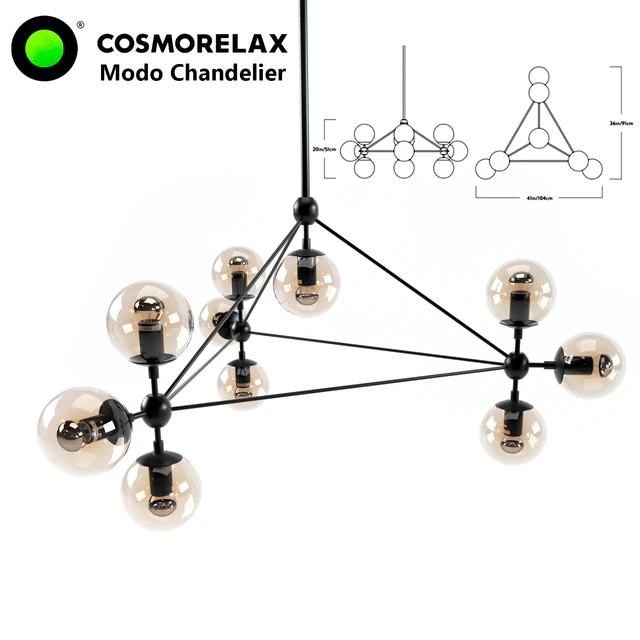 Suspension Modo Chandelier - Cosmorelax Pendant lamp Modo Chandelier — Descargar