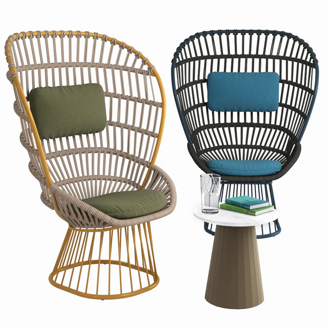 kettal cala armchair metal feet — Скачать