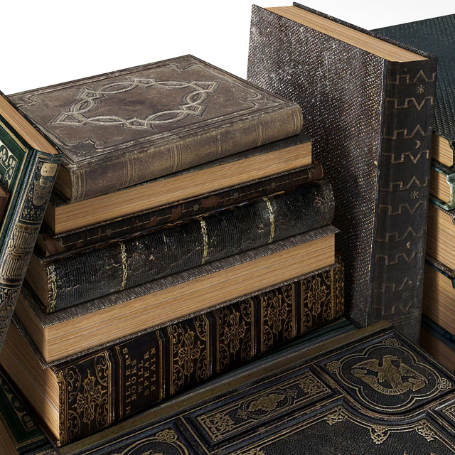Book Stack Set Classic Old — Скачать