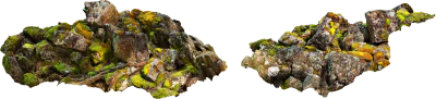 mossy rock cluster 001 — Descargar