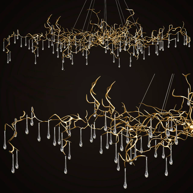 Bijout Oval Chandelier by Serip Lighting — Скачать