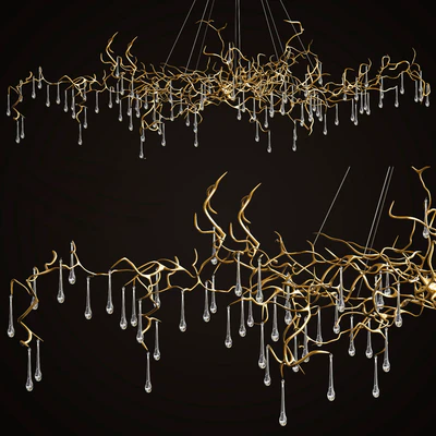 Bijout Oval Chandelier by Serip Lighting — Скачать