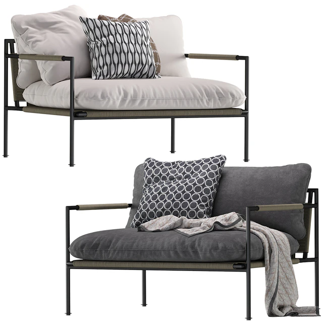 Coco Republic Malmo Outdoor Lounge Chair — Descargar