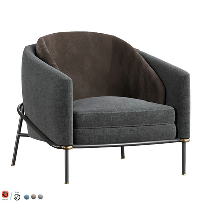 Fil noir armchair — Ver 1