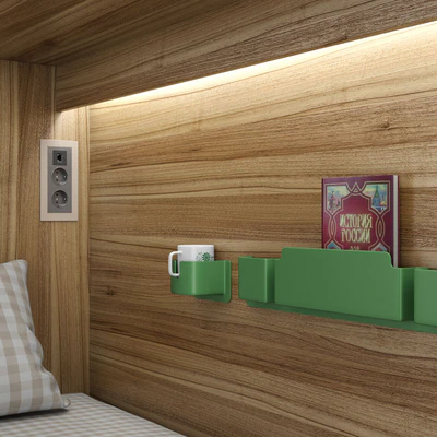 Bunk bed for hostel and dorm — Ver 5