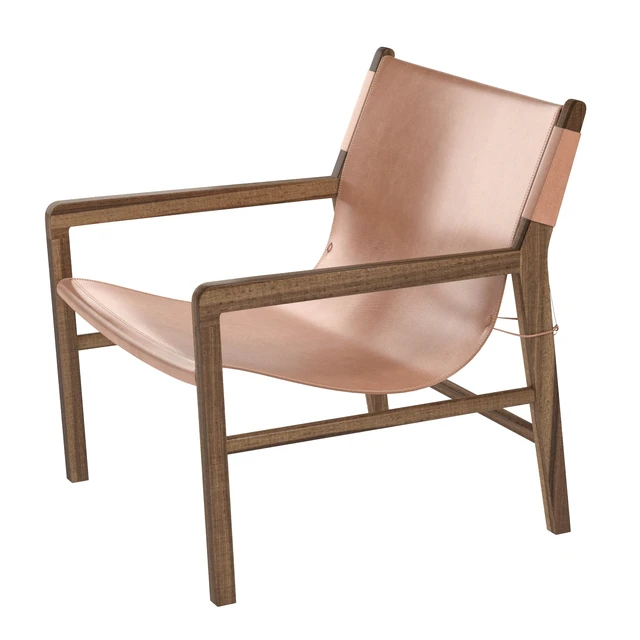 Leather Lounge 1 in Whiskey Armchair — Descargar