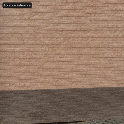sandfaced long running bond brick wall texture brown — View 6