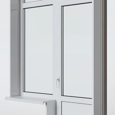 Plastic Window | Balcony door — Ver 2