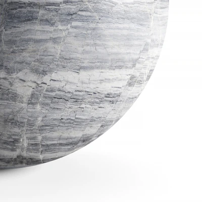 Бесшовный по горизонтали материал серого мрамора — Вид 3