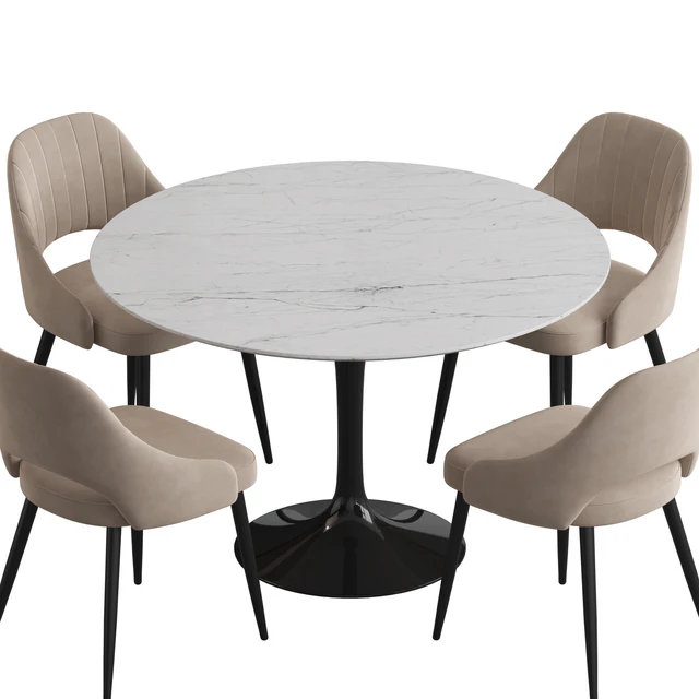 Tulip table M-City Fantine Dining set — Descargar