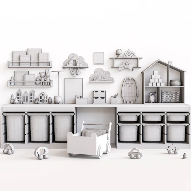 Toys, decor and furniture for nursery 1 — Download