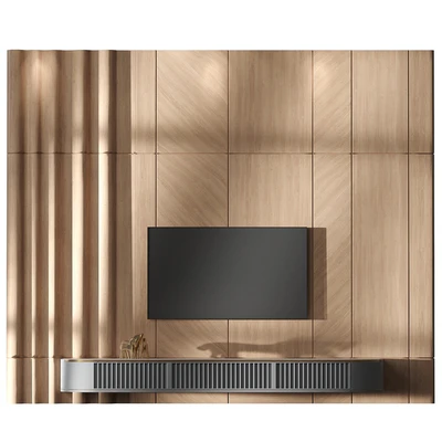Tv set wall 05 — Вид 2