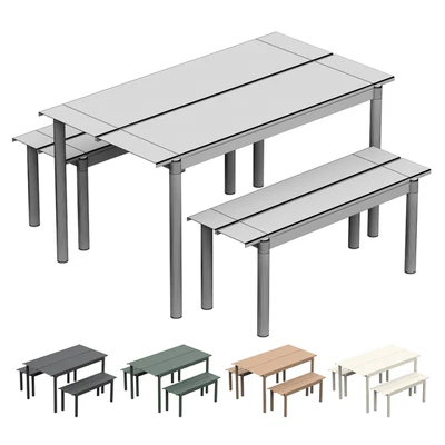 MUUTO Linear Steel Garden Set — Ver 2