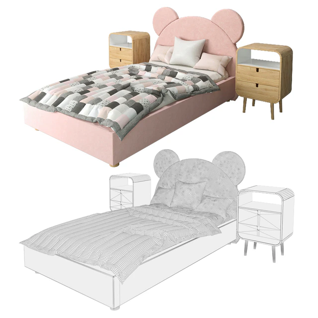 Детская кровать Teddy — Скачать
