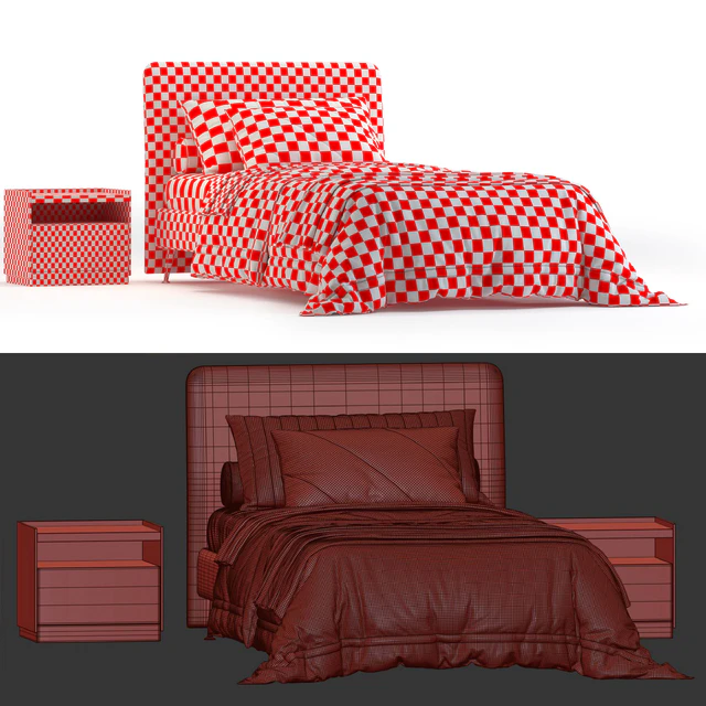 Bonaldo tonight single Bed — Descargar