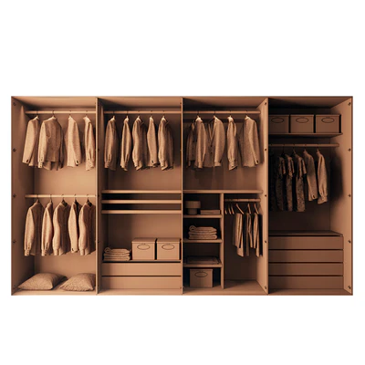 Modern Aluminum Glass Door Wardrobe — Вид 3